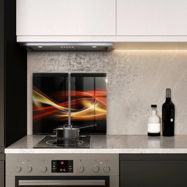 Kokkärlskydd Abstrakt rök och ljus