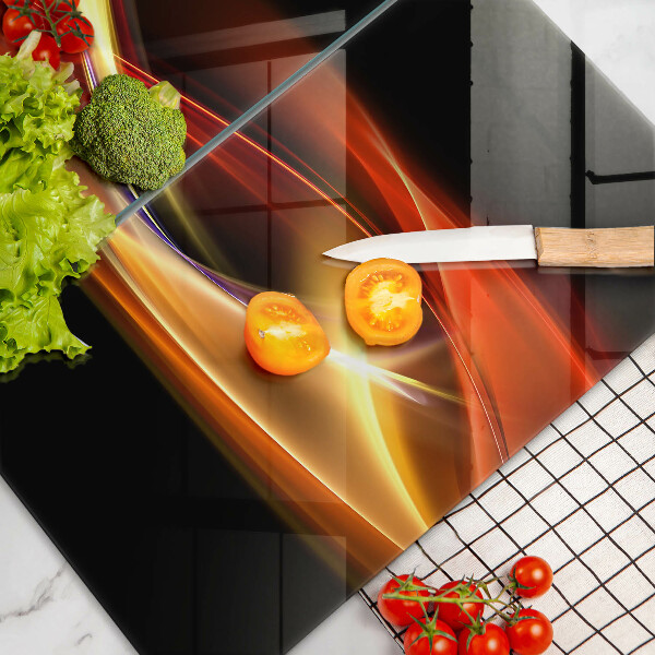 Kokkärlskydd Abstrakt rök och ljus