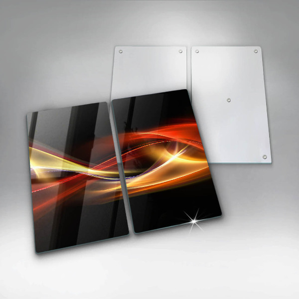 Kokkärlskydd Abstrakt rök och ljus