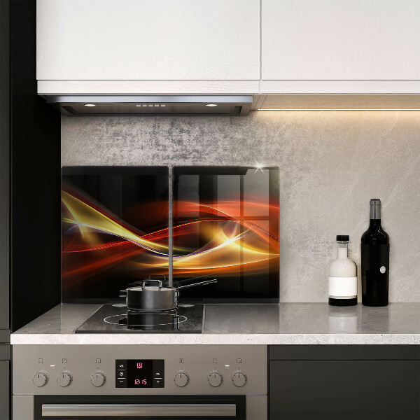 Kokkärlskydd Abstrakt rök och ljus