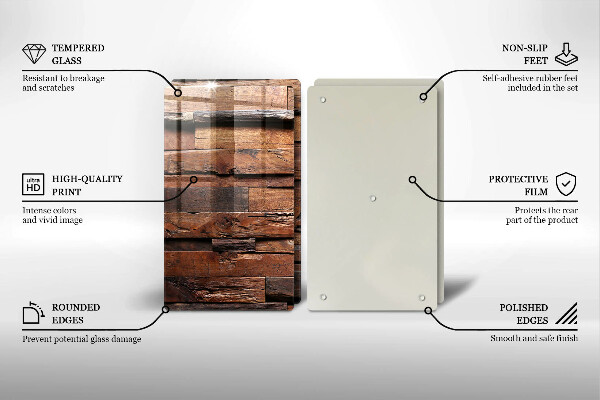 Kokkärlskydd Dekorativa träskivor