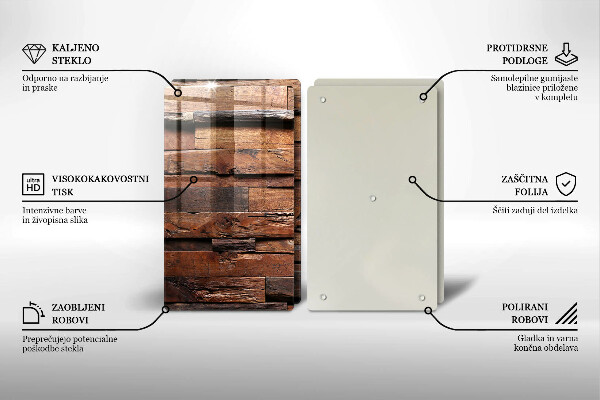 Kokkärlskydd Dekorativa träskivor