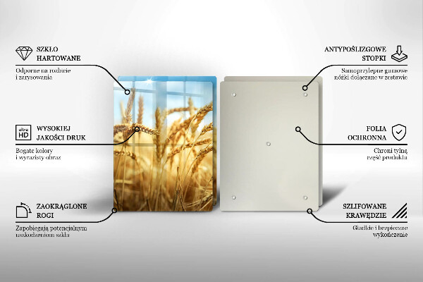 Skydd för induktionsspis Öron av säd på fältet