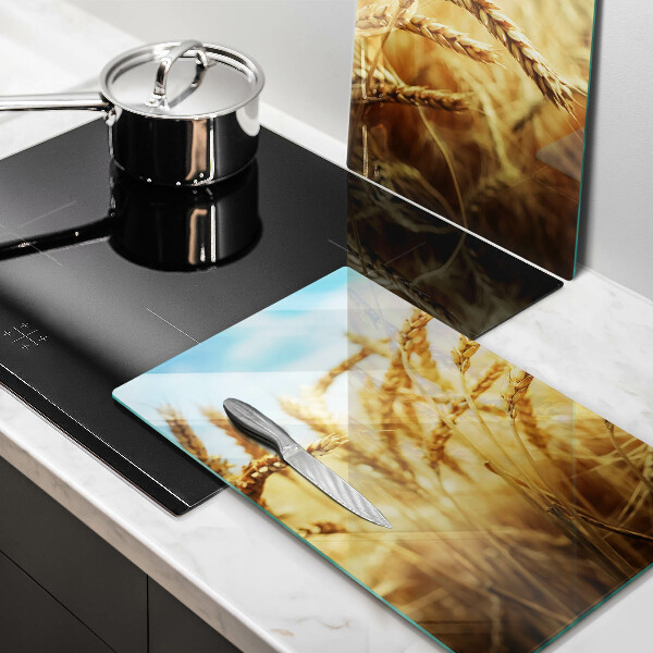 Skydd för induktionsspis Öron av säd på fältet