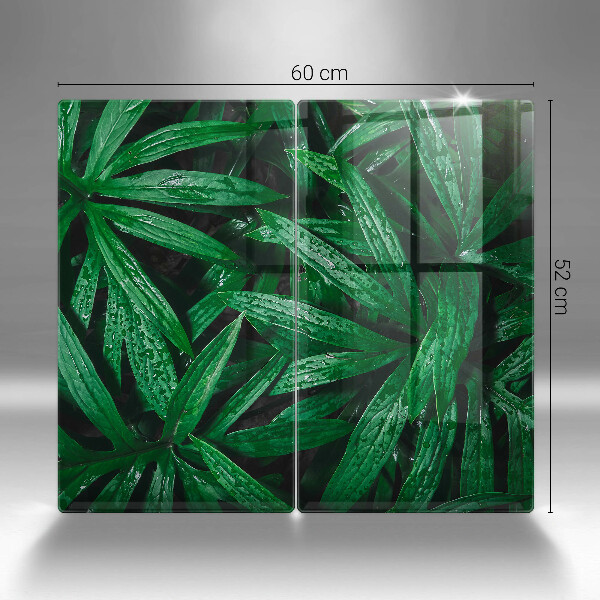 Skydd för spis Växter löv