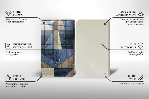 Skydd för spis Geometrisk abstraktion