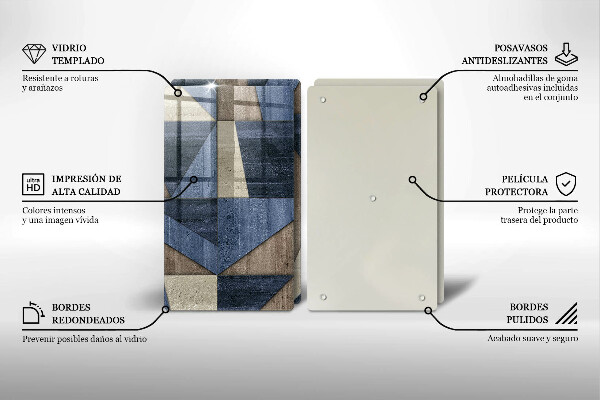 Skydd för spis Geometrisk abstraktion