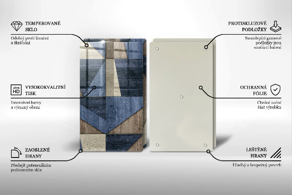 Skydd för spis Geometrisk abstraktion