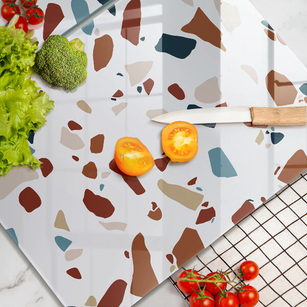 Skyddsplatta för spis Dekorativ sten