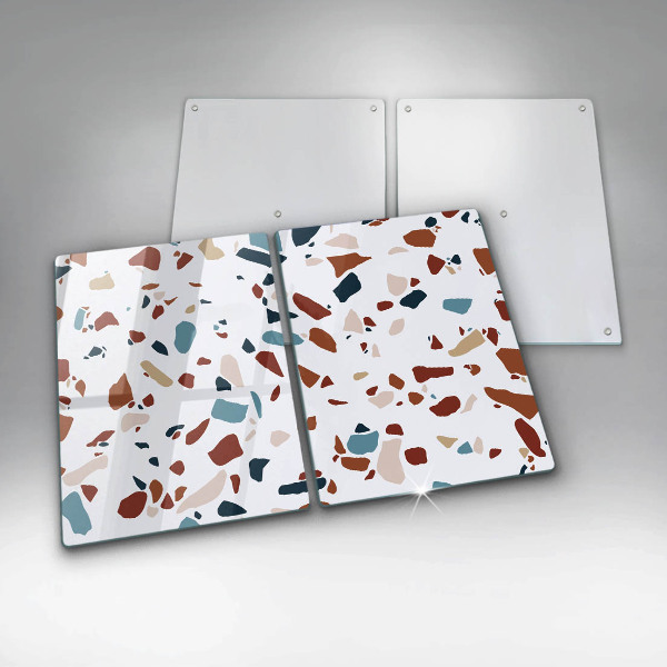 Skyddsplatta för spis Dekorativ sten