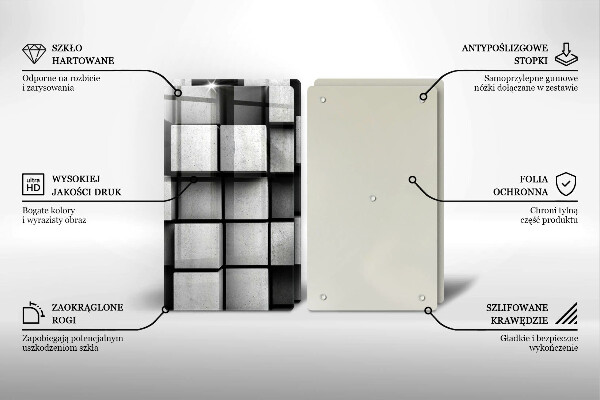 Skyddsplatta för spis 3D Geometri Bakgrund
