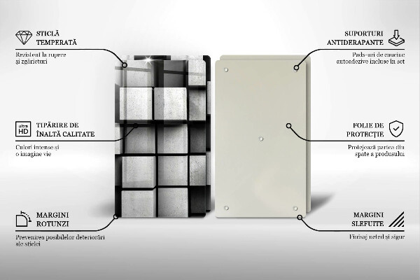 Skyddsplatta för spis 3D Geometri Bakgrund