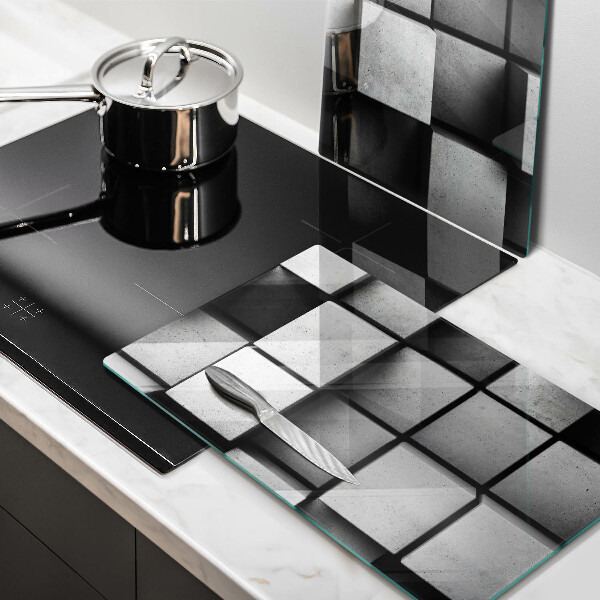 Skyddsplatta för spis 3D Geometri Bakgrund