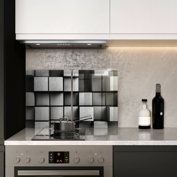 Skyddsplatta för spis 3D Geometri Bakgrund