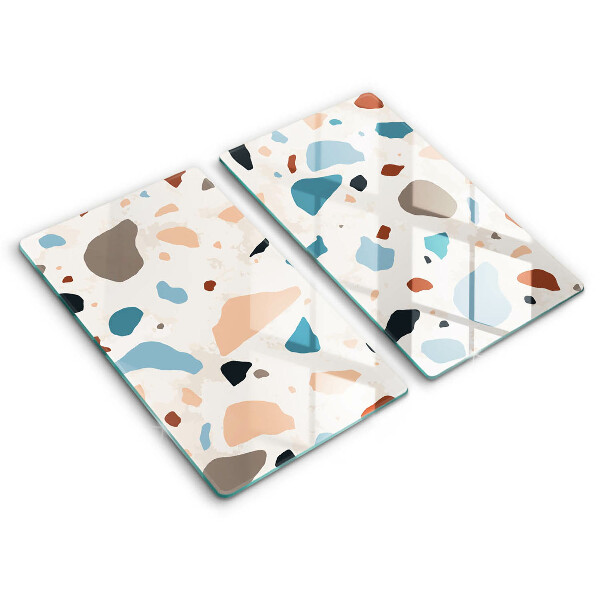 Skyddsplatta för spis Dekorativt stengods