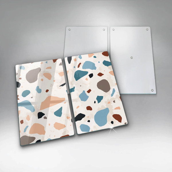 Skyddsplatta för spis Dekorativt stengods