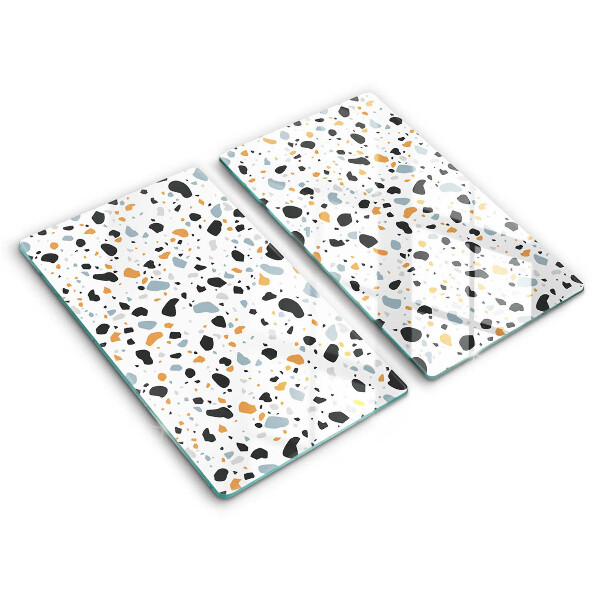 Skyddsplatta för spis Dekorativt stengods