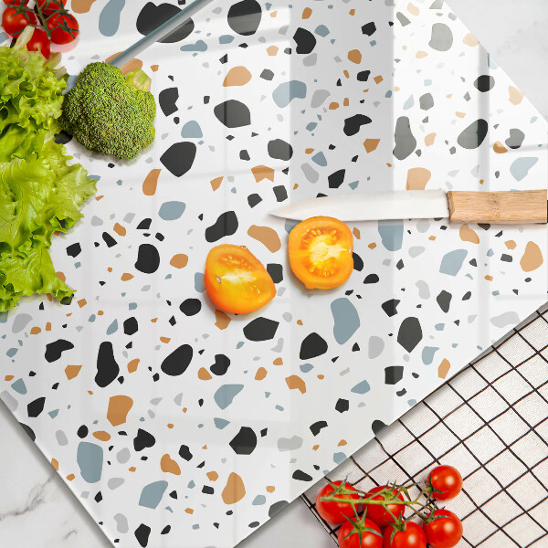 Skyddsplatta för spis Dekorativt stengods