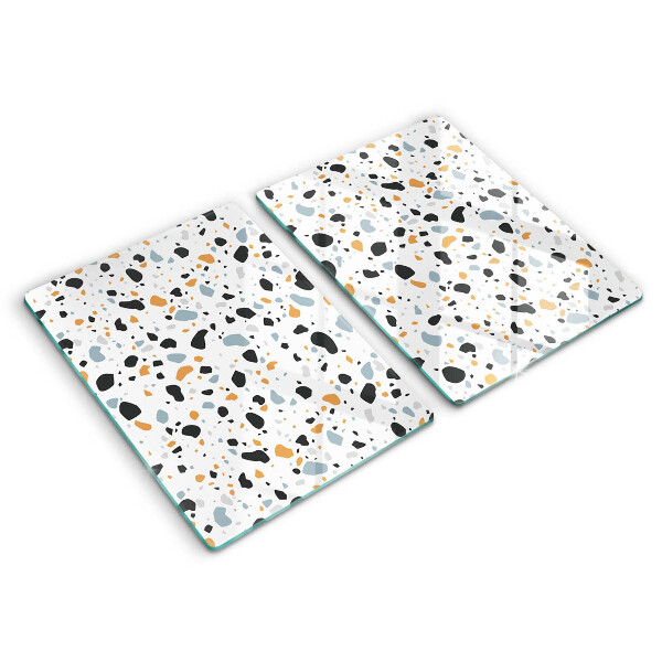 Skyddsplatta för spis Dekorativt stengods