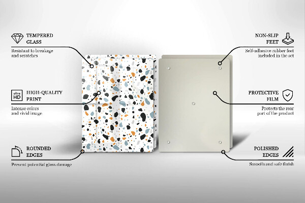 Skyddsplatta för spis Dekorativt stengods