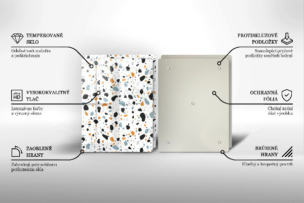 Skyddsplatta för spis Dekorativt stengods