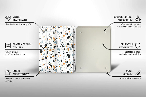 Skyddsplatta för spis Dekorativt stengods