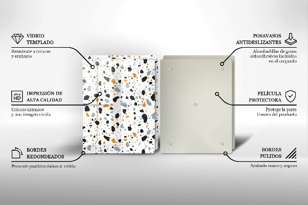 Skyddsplatta för spis Dekorativt stengods