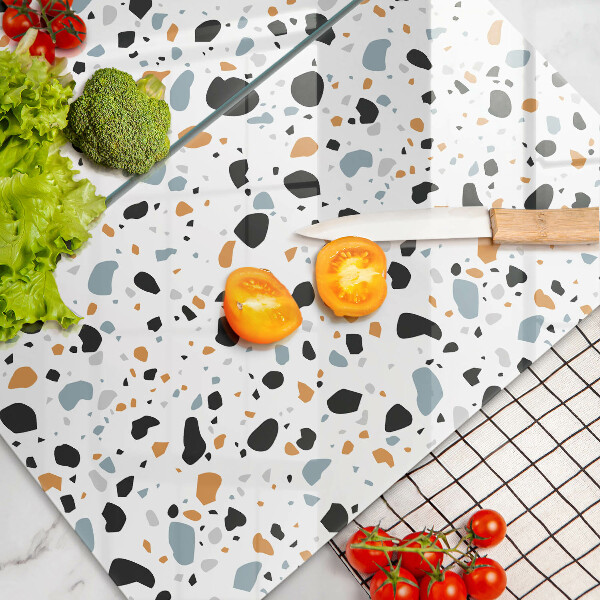 Skyddsplatta för spis Dekorativt stengods