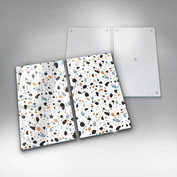 Skyddsplatta för spis Dekorativt stengods