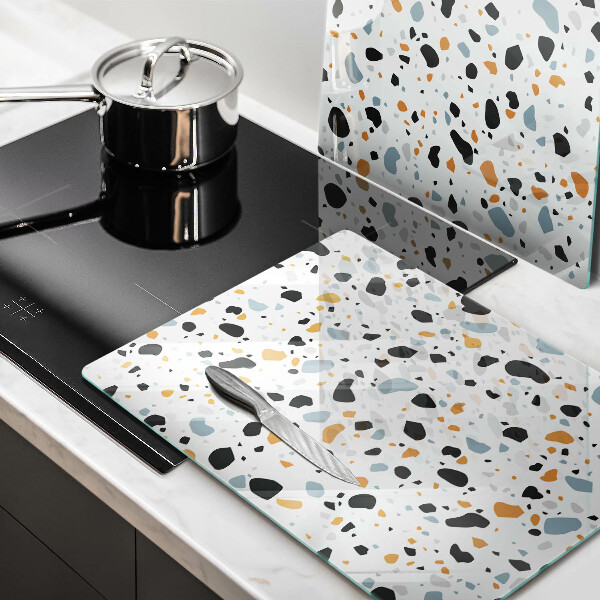 Skyddsplatta för spis Dekorativt stengods