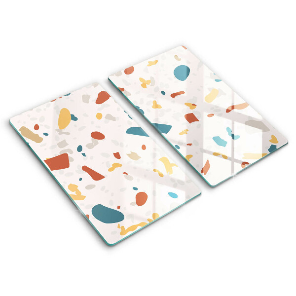 Skyddsplatta för spis Dekorativt stengods