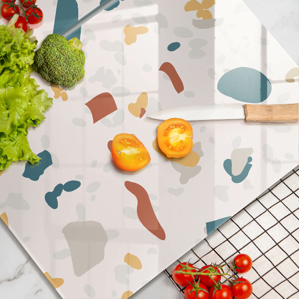 Skyddsplatta för spis Dekorativt stengods