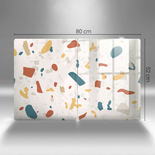 Skyddsplatta för spis Dekorativt stengods