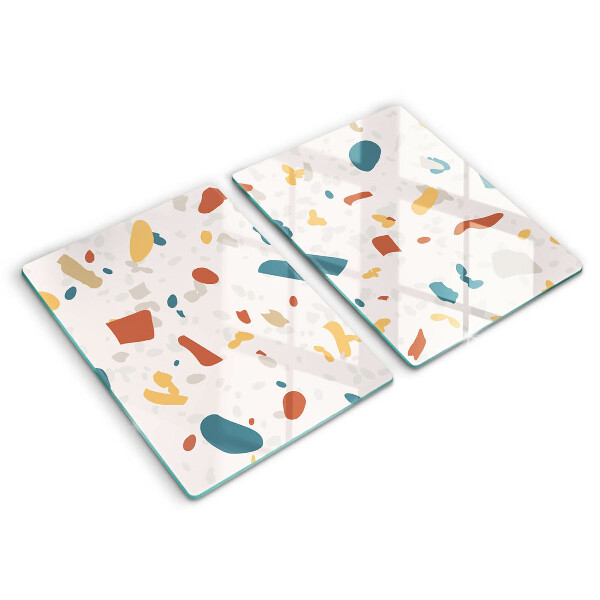 Skyddsplatta för spis Dekorativt stengods