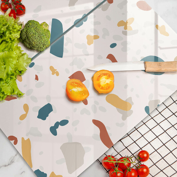 Skyddsplatta för spis Dekorativt stengods