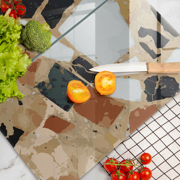 Skyddsplatta för spis Dekorativ stenplatta