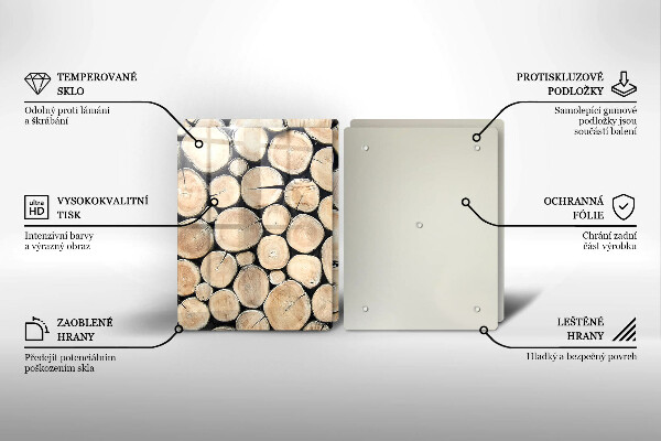 Kokkärlskydd Trästammar