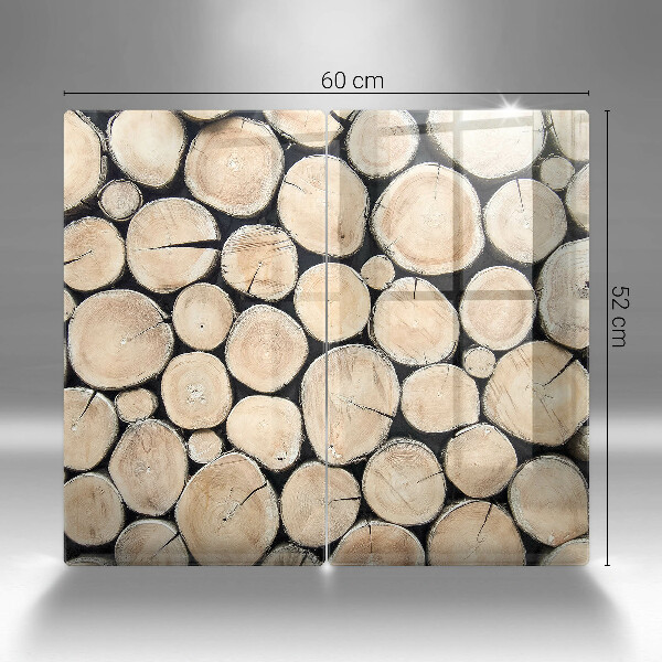 Kokkärlskydd Trästammar