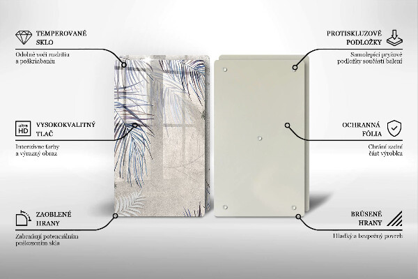 Skydd för spis Subtila blad