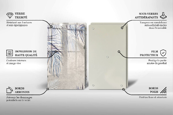 Skydd för spis Subtila blad