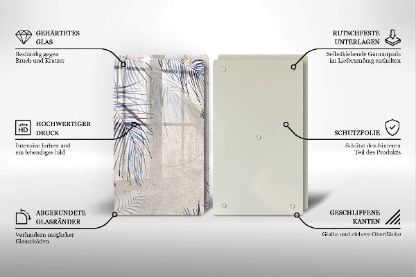 Skydd för spis Subtila blad
