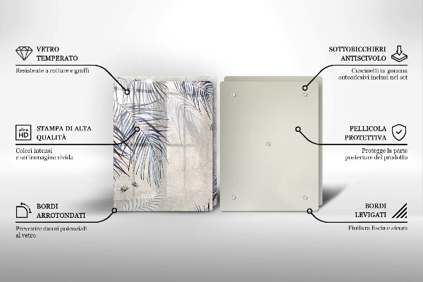 Skydd för spis Subtila blad
