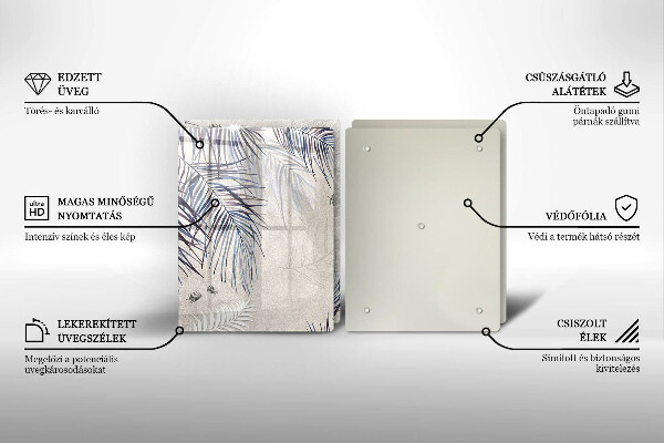 Skydd för spis Subtila blad