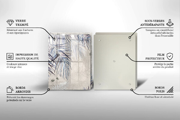 Skydd för spis Subtila blad