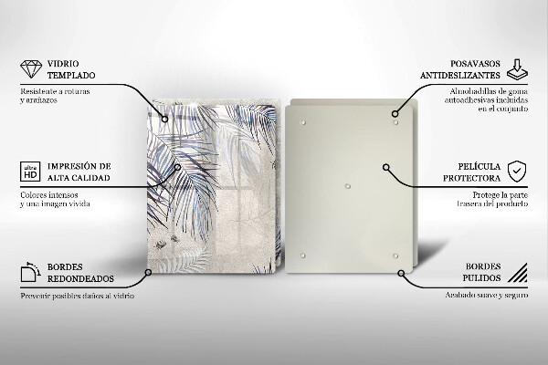 Skydd för spis Subtila blad