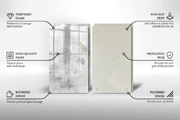 Skydd för spis Betongstruktur