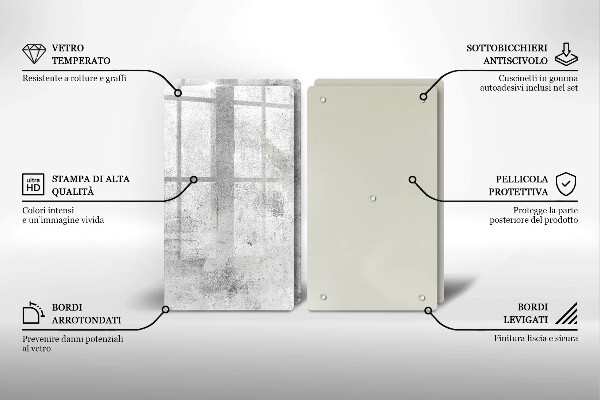 Skydd för spis Betongstruktur