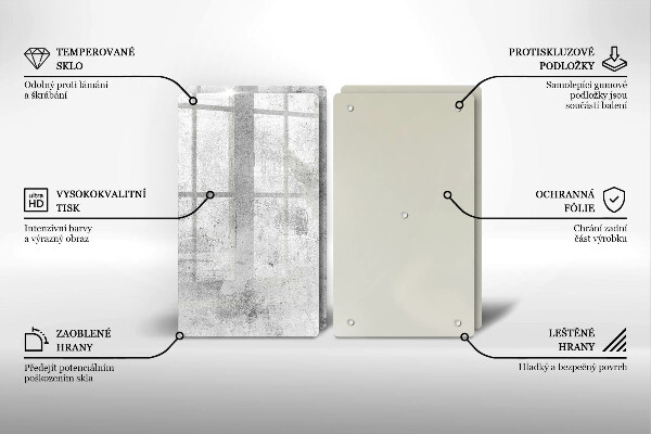 Skydd för spis Betongstruktur