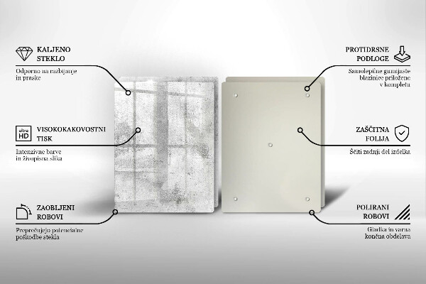 Skydd för spis Betongstruktur