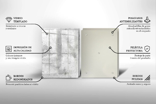 Skydd för spis Betongstruktur
